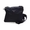 普拉达/Prada  深蓝色 尼龙 斜跨包 BT0420-V44-F0008