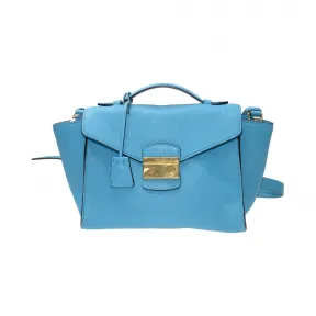 普拉达/Prada  蓝色 牛皮 斜跨包 BT0962-BBE-F072P