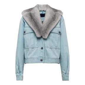 普拉达/Prada 浅蓝色  外套 GFB155 1P8V F0V3N