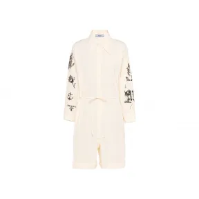 普拉达/Prada 印花钱布雷连体裤 P215GT-10M6-F0304-S-221