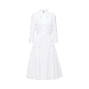 普拉达/Prada 弹力棉府绸连衣裙 P3B69-F62-F0009