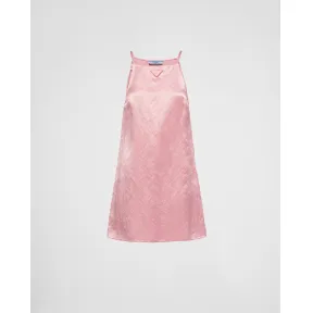 普拉达/Prada 缎面迷你连衣裙 P3J18C-12TI-F0638