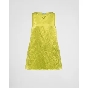 普拉达/Prada 缎面迷你连衣裙 P3J20C-12TI-F0613