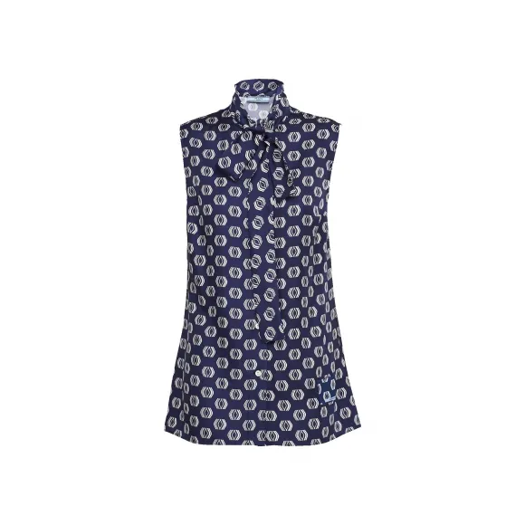 普拉达/Prada 斜纹绸上衣 P429E-1WUY-F0216