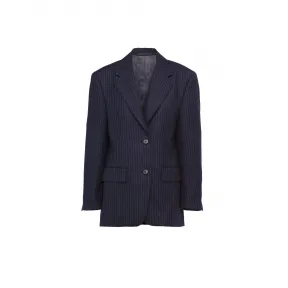 普拉达/Prada 单排扣细条纹夹克 P599L-1ZM6-F0124-S-212