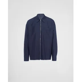 普拉达/Prada 拉链丝质衬衫 SC540-10HX-F0008