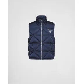 普拉达/Prada Re-Nylon 再生尼龙羽绒背心外套 SGC115-1WQ8-F0SVF