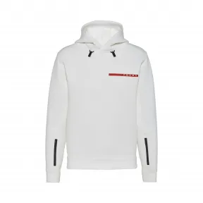 普拉达/Prada Double Tec 平纹针织连帽衫 SJN270-LJ4-F0009