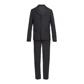 普拉达/Prada 羊毛和马海毛单排扣西装 UAM494-P55-F0002