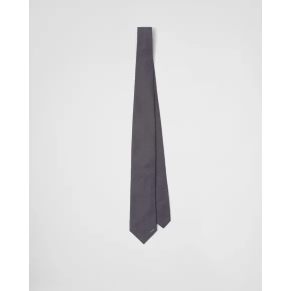 普拉达/Prada 针点领带 UCR77-1JYH-F0170-S-141