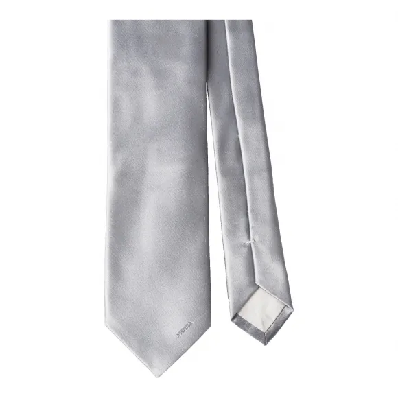 普拉达/Prada 珍珠灰  领带 UCR77 D92 F0164