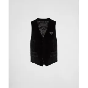 普拉达/Prada 单排扣棉质马甲 UGL77-10DH-F0002-S-221