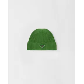 普拉达/Prada 羊毛和羊绒无檐小便帽 UMD489-3IM-F0089