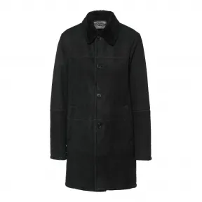 普拉达/Prada 麂皮和羊皮外套 UPS418-889-F0002