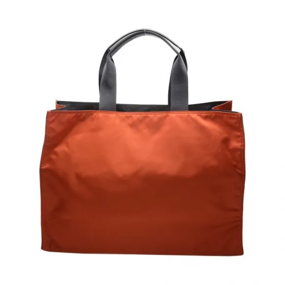 普拉达/Prada  橙色 尼龙 手提包 VA1001-064-F0D08