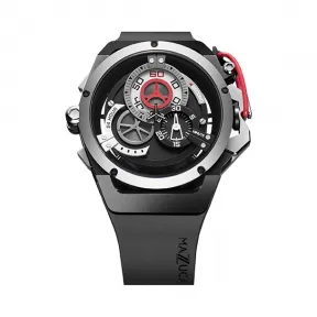 MAZZUCATO手表 RIM系列机械石英双面反转手表男 夜幕黑RIM 01-BK186