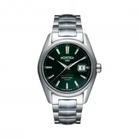 罗马表/Roamer 海岩系列 全实心不锈钢表壳 瑞士全自动机械机芯 210633415520.TS
