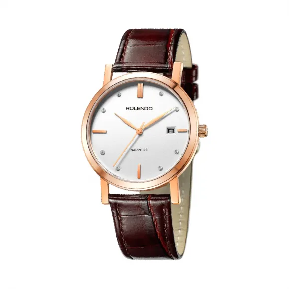 罗兰度/Rolendo 睿雅系列  	38mm 石英机芯 RG8025.RCW