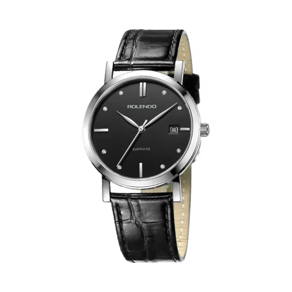 罗兰度/Rolendo 睿雅系列  	38mm 石英机芯 RG8025.WBB
