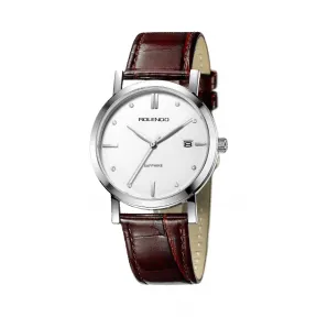 罗兰度/Rolendo 睿雅系列  	38mm 石英机芯 RG8025.WCW