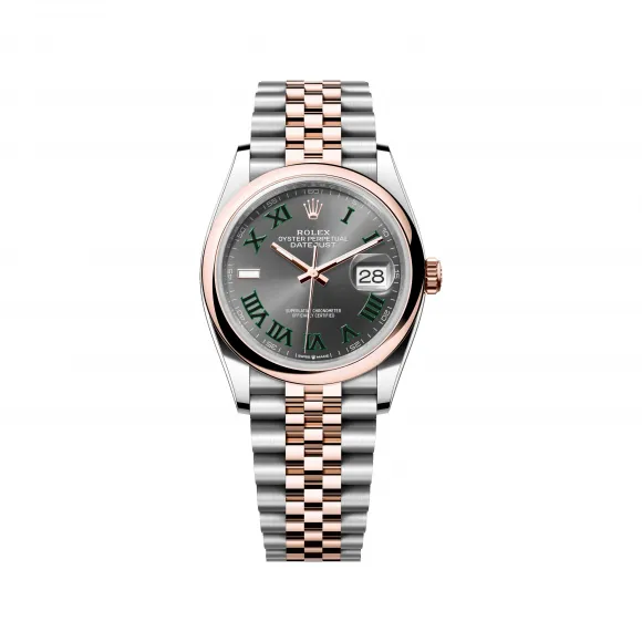 劳力士/Rolex 日志型 36 MM 永恒玫瑰金及蚝式钢 藉恒动摆陀双向自动上链 中性表 M126201-0029