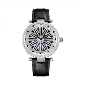 罗米/Ronald Mille 316L精钢 42mm 瑞士石英机芯 男表 R6205A5-1