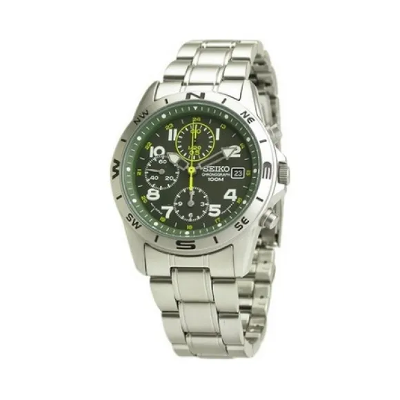 精工/Seiko 计时码表系列 不锈钢 石英机芯 Seiko Chronograph SND377P3