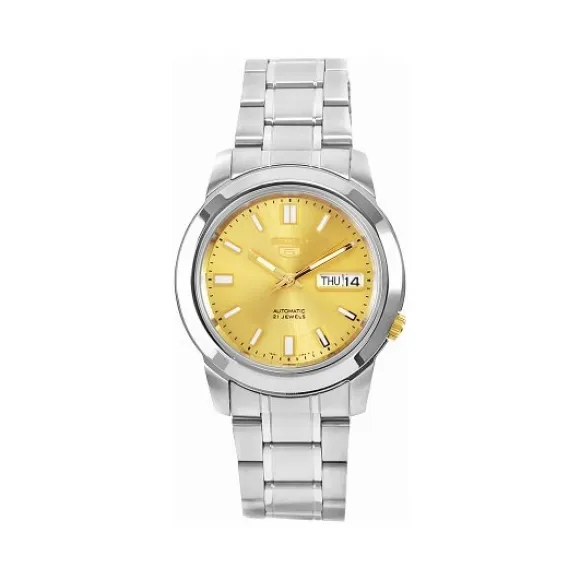 精工/Seiko Men'S系列 不锈钢 自动机械机芯 男表 SNKK13K1