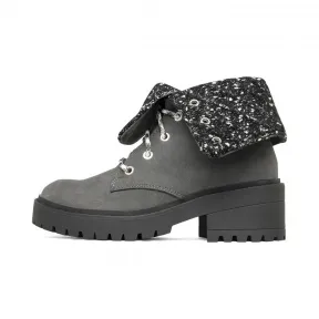 斯凯奇/Skechers 黑色/炭灰色 TEEN SPIRIT 女子靴子 167059-BKCC