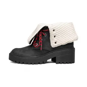 斯凯奇/Skechers 黑色/自然色 TEEN SPIRIT 女子靴子 167059-BKNT