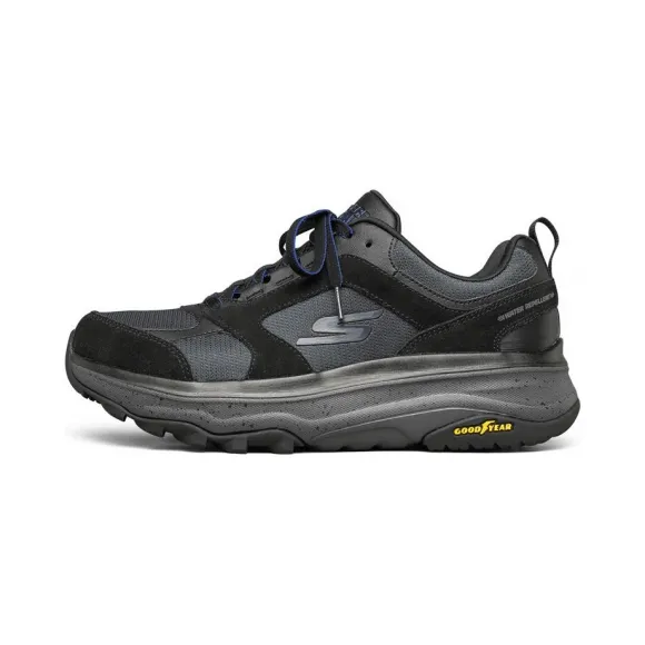 斯凯奇/Skechers 黑色/蓝色 MAX CUSHIONING TRAIL 男子跑步鞋 220052-BKBL