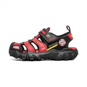 斯凯奇/Skechers 黑色/红色 DAMAGER III SANDAL 男童闪灯渔夫鞋 400072L-BKRD