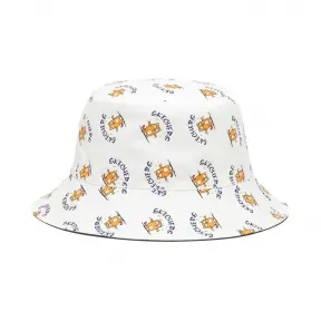 斯凯奇/Skechers 纯白色 FISHERMAN HAT 男女同款渔夫帽 L220U057-00GK