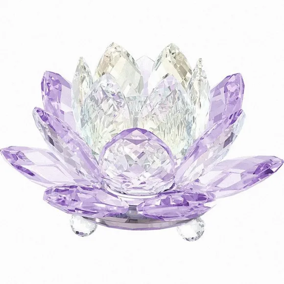 施华洛世奇/Swarovski 莲花烛台, 紫色 5066011
