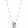 施华洛世奇/Swarovski Further 链坠, 白色, 镀铑 5240524
