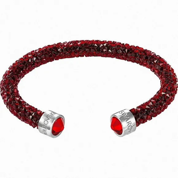 施华洛世奇/Swarovski 手镯 Crystaldust 阔手镯, 红色, 不锈钢 5250692