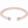 施华洛世奇/Swarovski 手镯 Crystaldust 阔手镯, 粉红色, 不锈钢 5273638