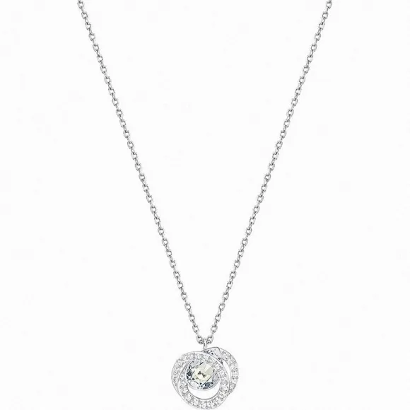 施华洛世奇/Swarovski 项链 Generation 链坠, 小码, 蓝色, 镀白金色 5289028