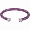 施华洛世奇/Swarovski 手镯 Crystaldust 阔手镯, 紫色, 不锈钢 5292447