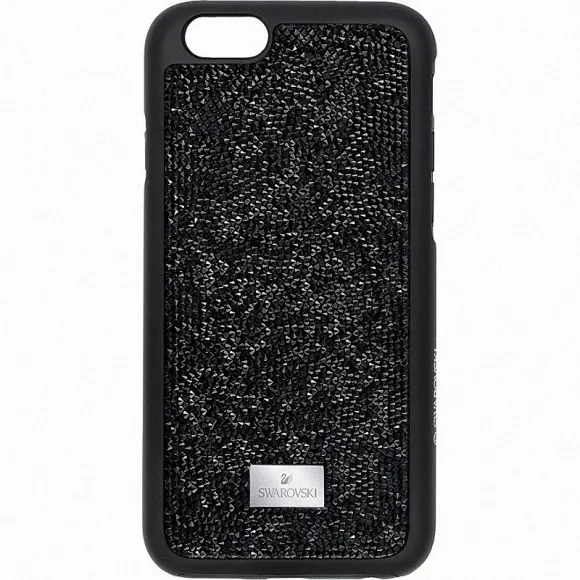 施华洛世奇/Swarovski 手机壳 Glam Rock 智能手机防震保护套, iPhone7, 黑色 5300258