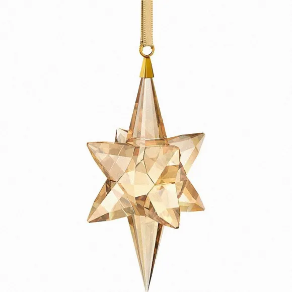 施华洛世奇/Swarovski 挂饰 星星挂饰, 金色, 大 5301220