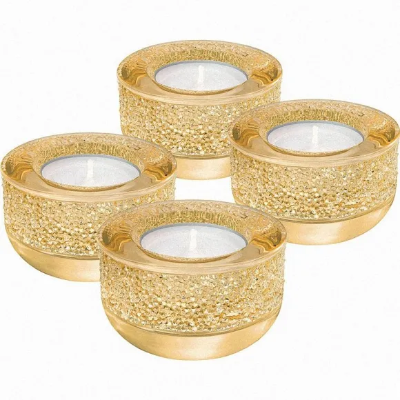 施华洛世奇/Swarovski 烛台 Shimmer烛台, 金色 (4支) 5302748