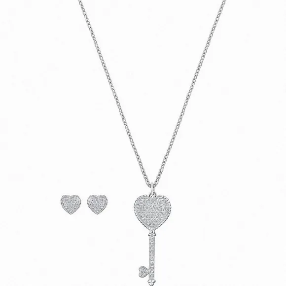 施华洛世奇/Swarovski 套装 Engaged 套装, 小码, 白色, 镀白金色 5345158