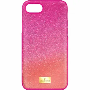 施华洛世奇/Swarovski 手机壳 High Ombre 智能手机防震保护套, iPhone8 Plus, 粉红色 5373