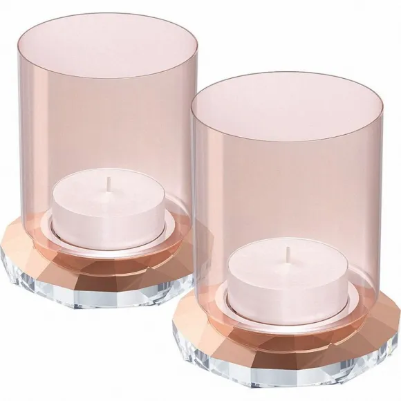 施华洛世奇/Swarovski 烛台 Allure烛台, 玫瑰金色 (一对) 5389486