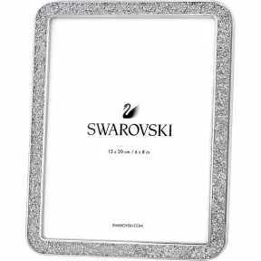 施华洛世奇/Swarovski 相框 Minera Picture Frame, Large, Silver tone 5408