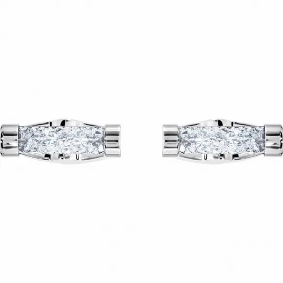施华洛世奇/Swarovski Crystaldust 袖扣, 白色, 不锈钢 5429896