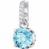 施华洛世奇/Swarovski Remix Collection Charm, 海蓝色, 镀铑 5435642