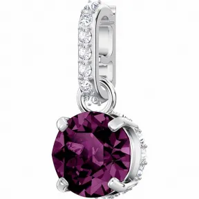 施华洛世奇/Swarovski Remix Collection Charm, 二月, 紫色, 镀铑 5437323