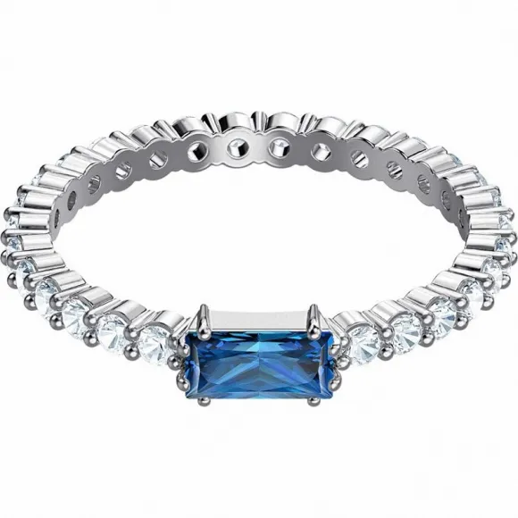 施华洛世奇/Swarovski 戒指 Vittore 戒指, 彩色设计, 镀白金色 5441191